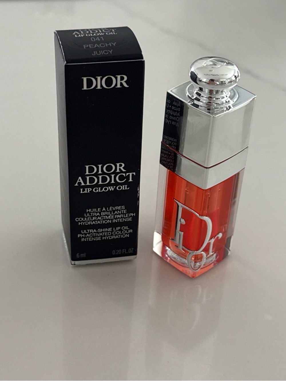 Dior Addict Lip Glow Oil Lipgloss- 041 Peachy Juicy (Orange)